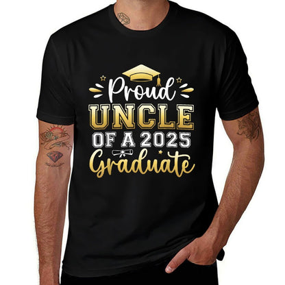 Proud Uncle of A 2025 Graduate Senior Graduation Men  Lightweight T-Shirt