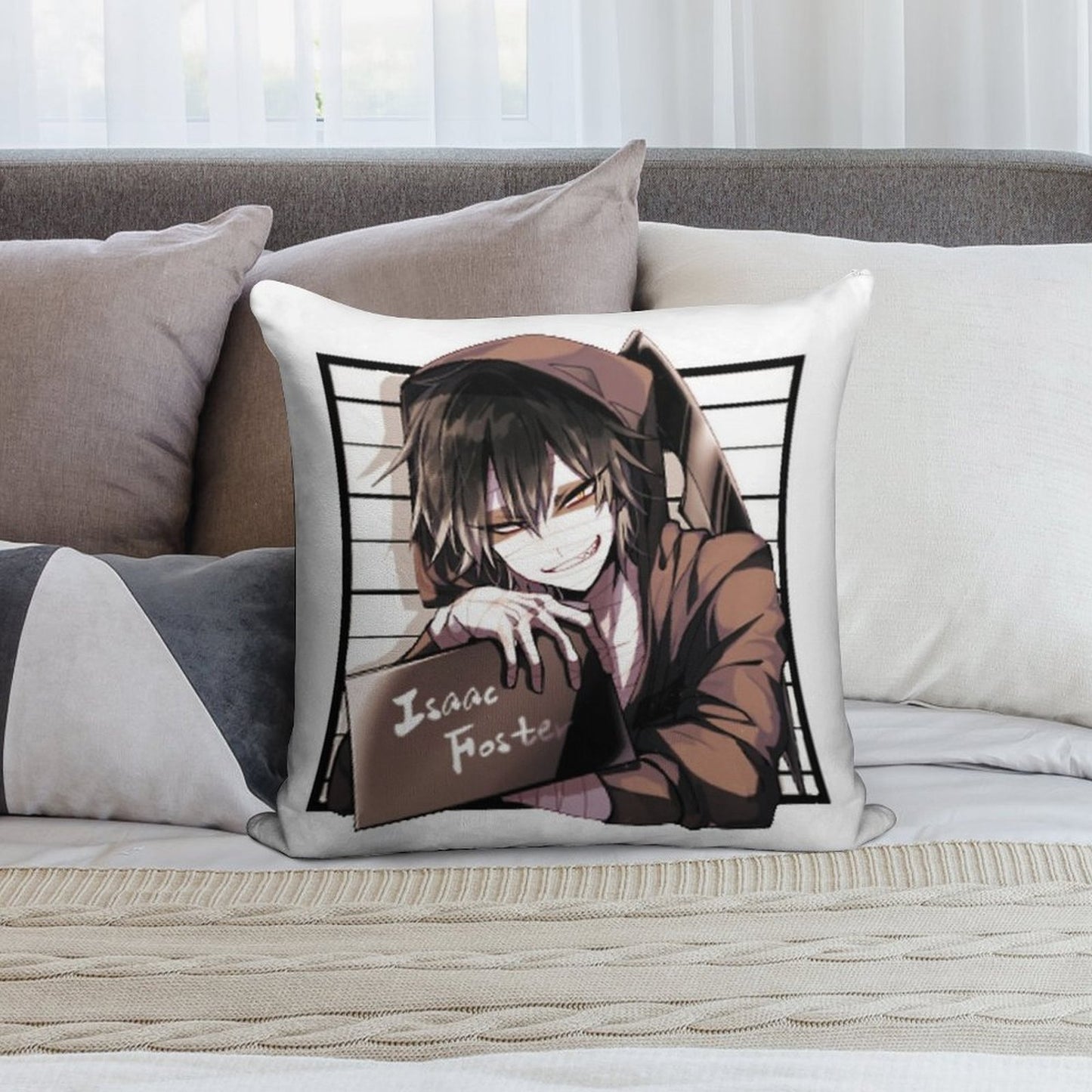 Isaac Foster - Angels Of Death Soft Easy Maintenance Throw Pillow