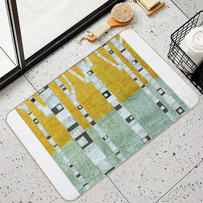 Early Winter Birches  Anti-Trip Bath Mat