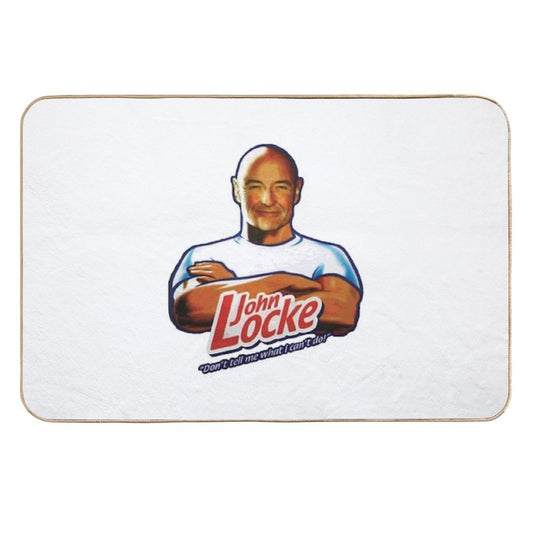 John Locke Lost Don't Tell Me What I Can't Do  Absorbent Bath Mat