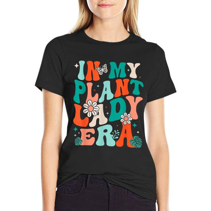 In My Plant Lady Era Funny Plant Lover Gardening Botanical  Slim-fit Cut T-Shirt