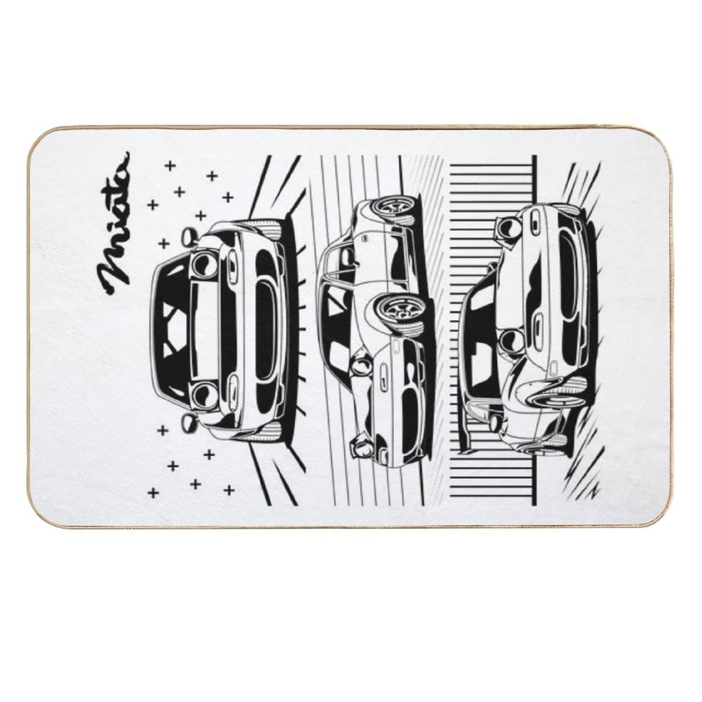 Mazda Miata  Fade-Resistant Bath Mat