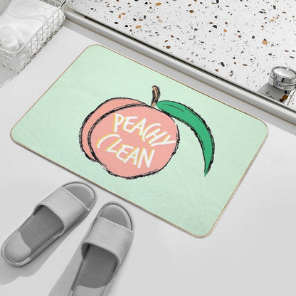 Peachy Clean!  Odorless Bath Mat