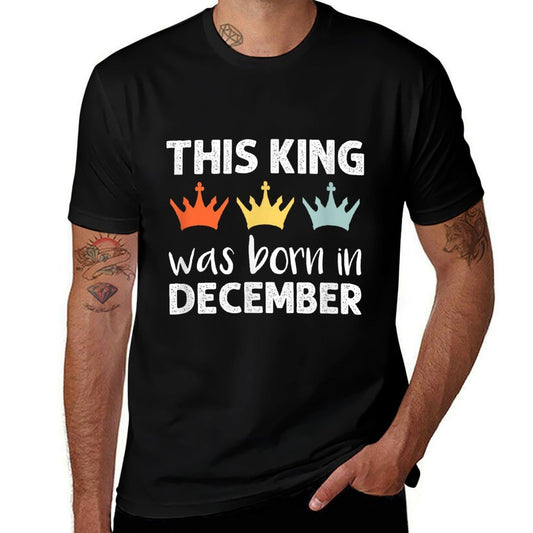 This King Was Born - December Birthday  Soft T-Shirt