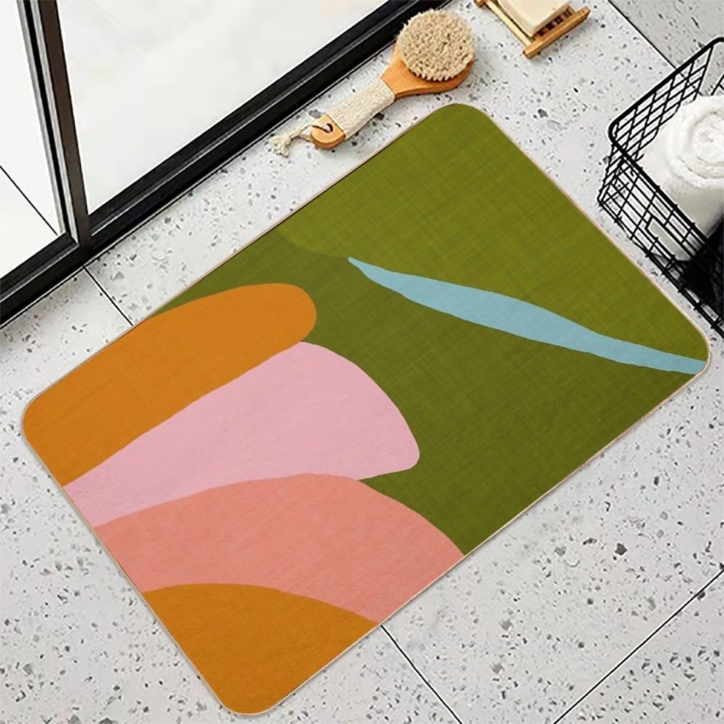 Floria  Fade-Resistant Bath Mat