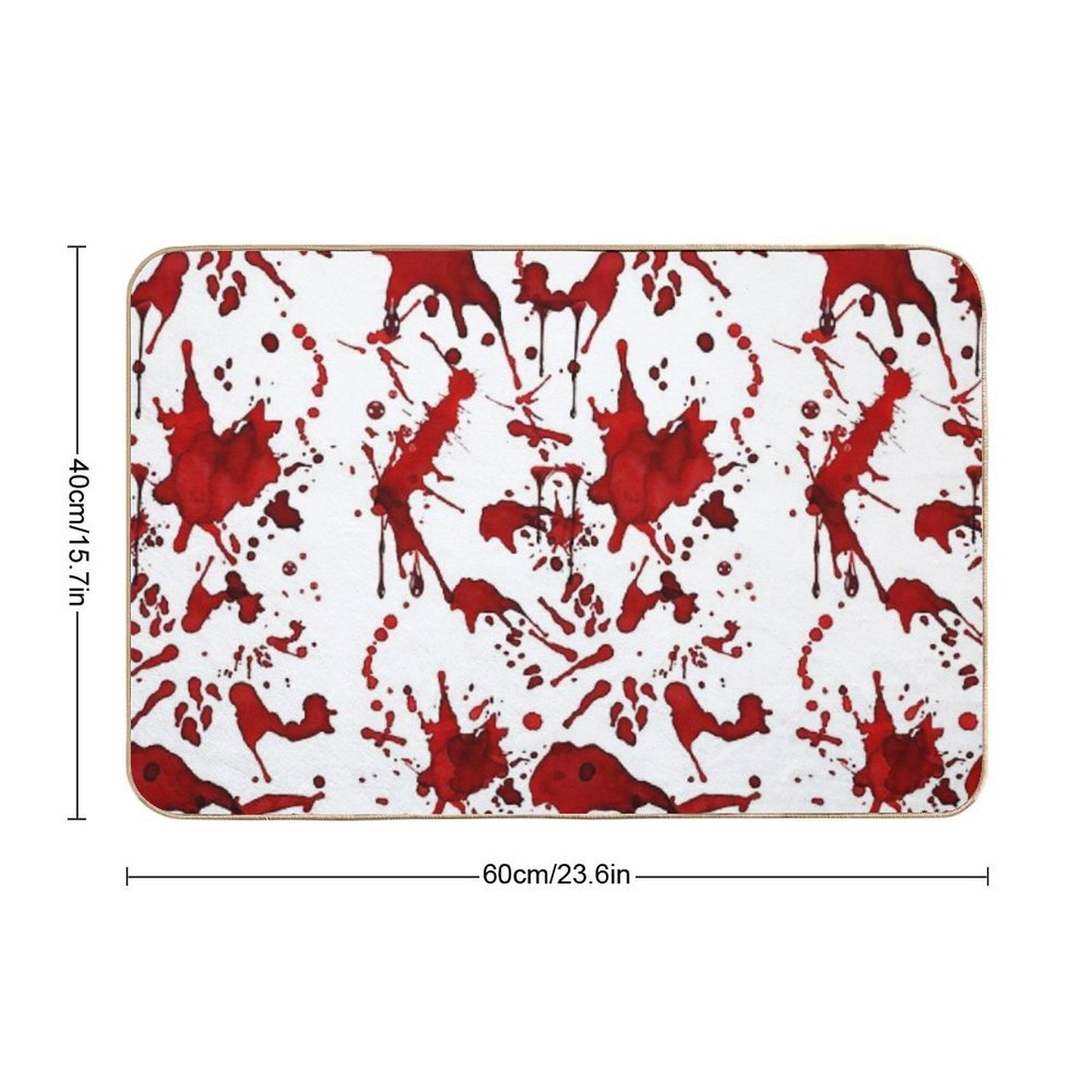 Blood Splatter  High-Traffic Bath Mat