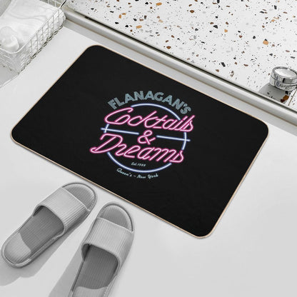 Flanagan's Cocktails & Dreams  Dirt-Trapping Bath Mat