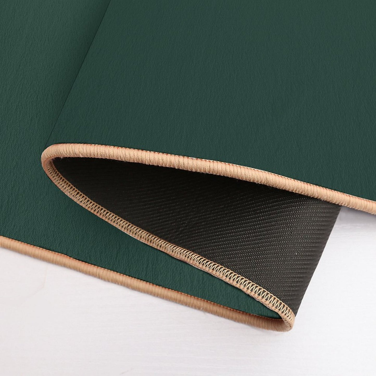 Forest Green Solid Color  Fade-Resistant Bath Mat