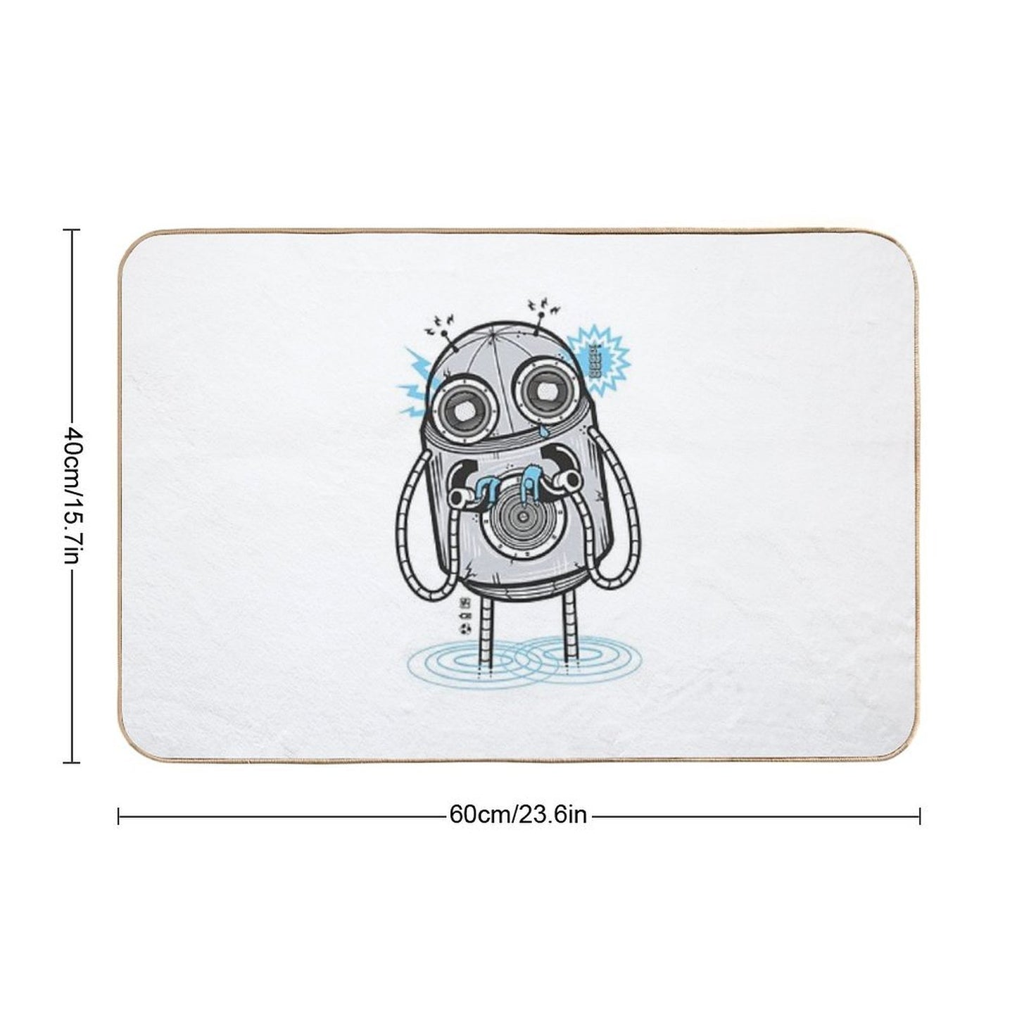 Oh Beep!  Anti-Trip Bath Mat
