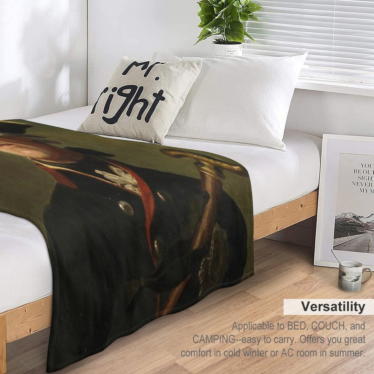 Friedrich II. Der Große Von Preußen Eco-conscious Throw Blanket