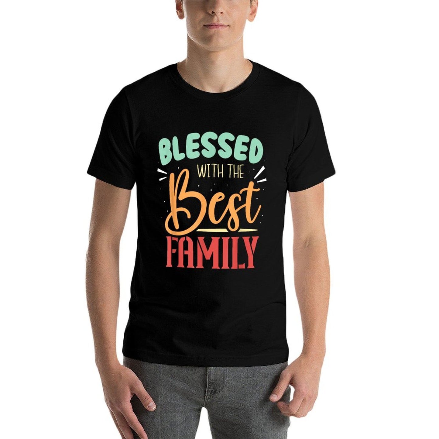 Blessed With The Best Family Reunion Families Family  Moisture-wicking T-Shirt