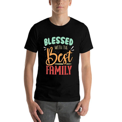 Blessed With The Best Family Reunion Families Family  Moisture-wicking T-Shirt