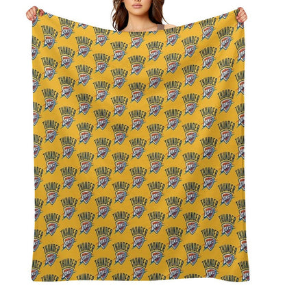 City-Thunder-icon Machine-washable Throw Blanket