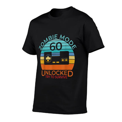 60 Years Old Gamer Gift 60th Birthday  Wrinkle-resistant T-Shirt