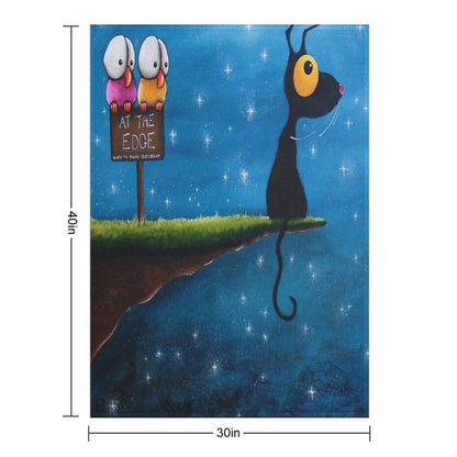 At The Edge Travel-friendly Throw Blanket