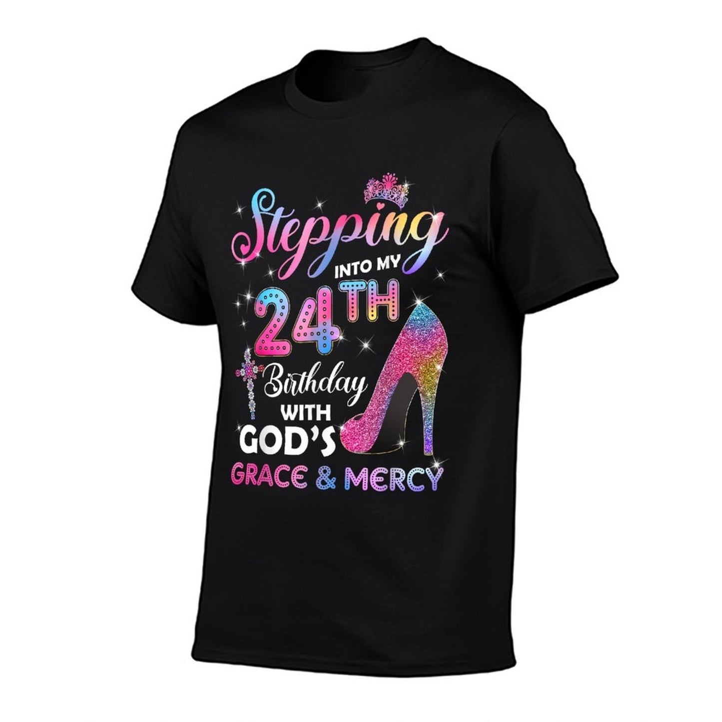 Stepping Into My 24th Birthday Women 24 Years Old Pumps  Odor-resistant T-Shirt