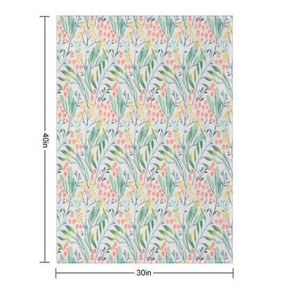 Botanical Garden Compact Throw Blanket