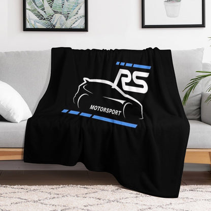 Motorsport  RS Car  Drivers Shrink-resistant Throw Blanket