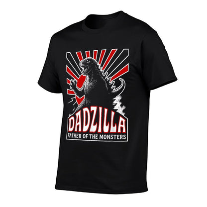 Vintage Dadzilla Father Of The Monsters Mens Fathers Day  Easy-care T-Shirt