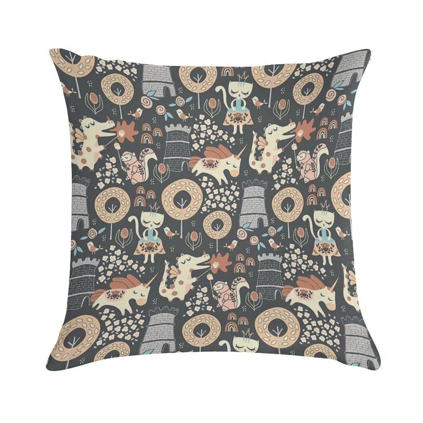 Animal Kingdom Soft Shrink-Resistant Throw Pillow