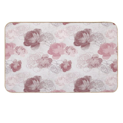 Vintage Rose in Pink Pattern  Versatile Bath Mat