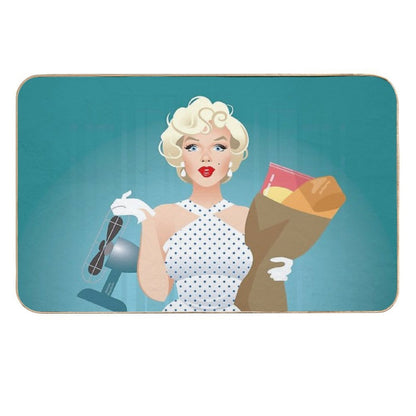 The Girl  Absorbent Bath Mat