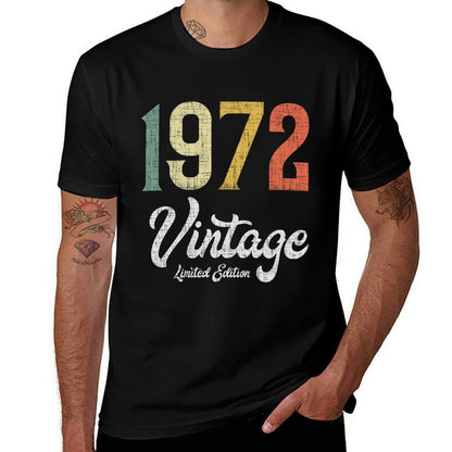 Vintage 1972 Limited Edition 50th Birthday  Breathable T-Shirt