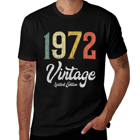 Vintage 1972 Limited Edition 50th Birthday  Breathable T-Shirt