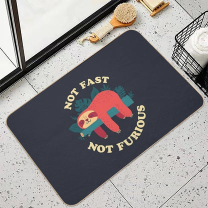 Not Fast, Not Furious  Long-Lasting Bath Mat