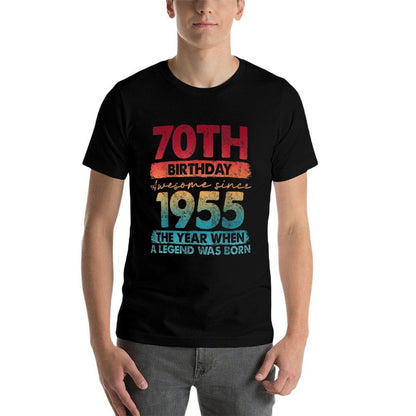 70 Year Old Gifts Vintage 1955 Limited Edition 70th Birthday  Versatile T-Shirt