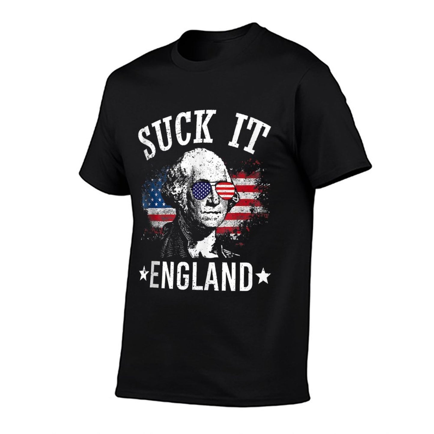 Suck It England Funny 4th of July George Washington  Slim-fit Cut T-Shirt