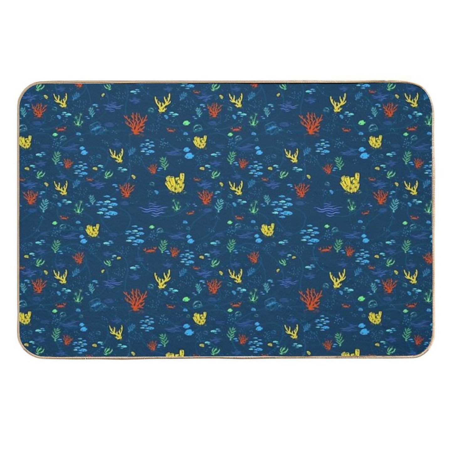 Deep Sea Rainbow  Rapid-Drying Bath Mat