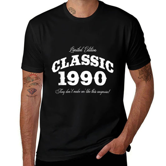 35 Year Old Vintage Classic Car 1990 35th Birthday  Slim-fit Cut T-Shirt