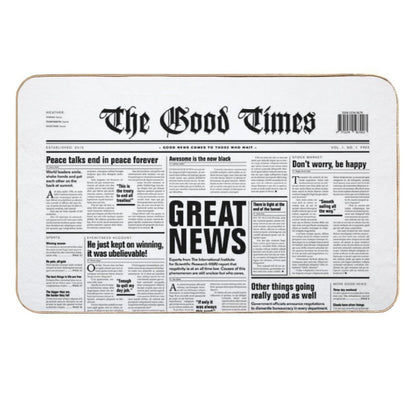 The Good Times Vol. 1, No. 1  Fade-Resistant Bath Mat