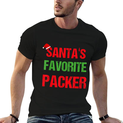 Packer Funny Pajama Christmas  Easy-care T-Shirt