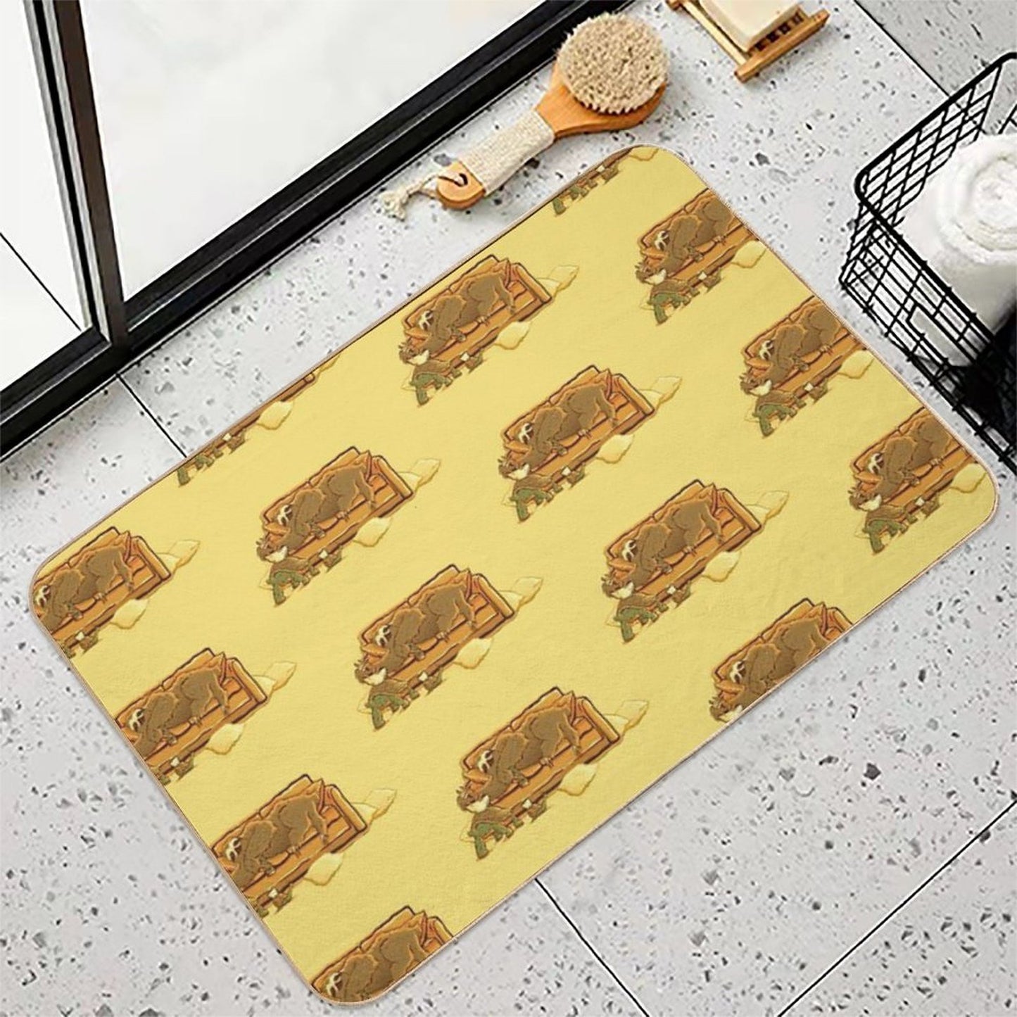 Slow Party  Non-Slip Bath Mat