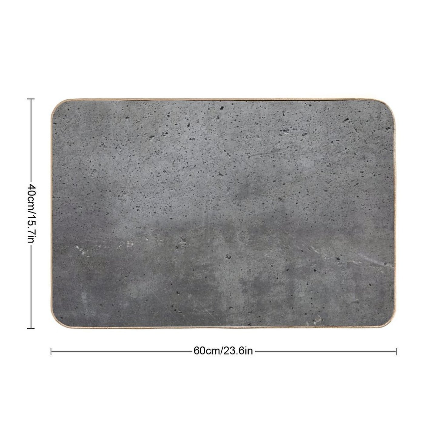Grey Textured Concrete Wall Exterior  Versatile Bath Mat