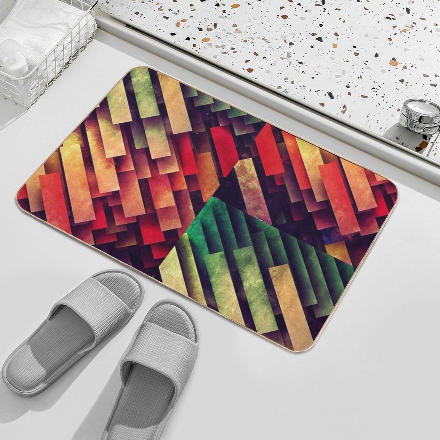 Wype Dwwn Thys  295  Dirt-Trapping Bath Mat