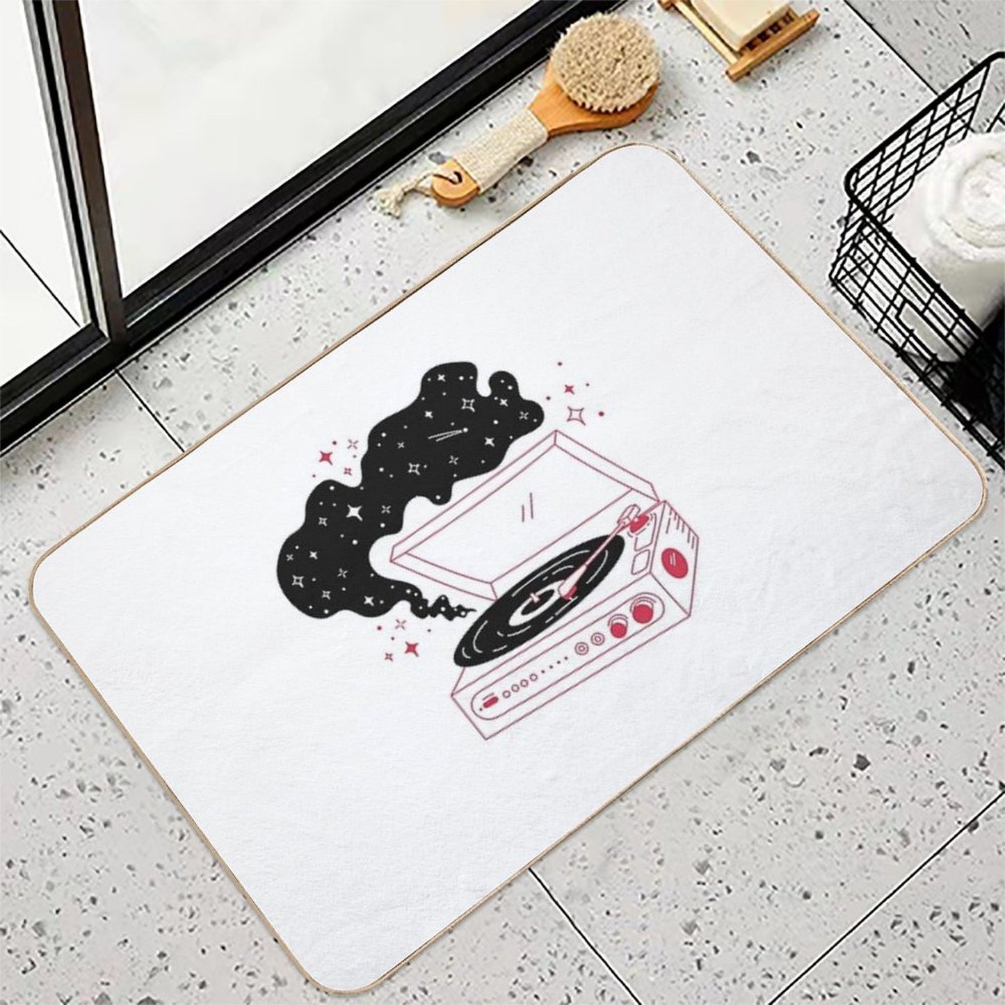 Space Record  Easy To Clean Bath Mat