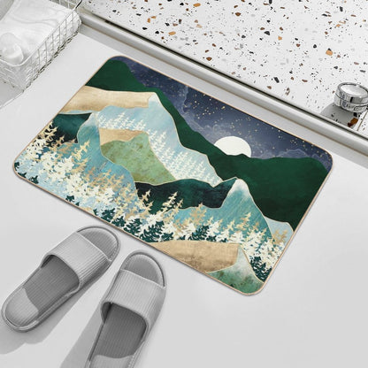 Spring Night Vista  Dirt-Trapping Bath Mat