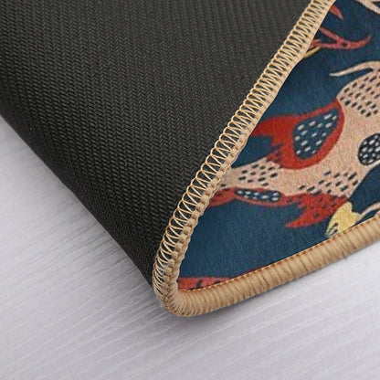 Kyoto Koi Fish Pattern  Eco-Friendly Bath Mat