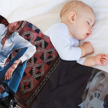 Barry Manilow Signed Compact Throw Blanket