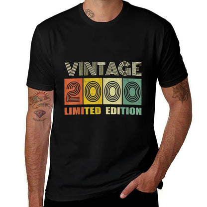 21 Year Old Gifts Vintage 2000 Limited Edition 21st Birthday  Cotton T-Shirt