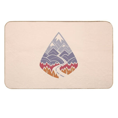 The Road Goes Ever On Autumn  Pet-Safe Bath Mat