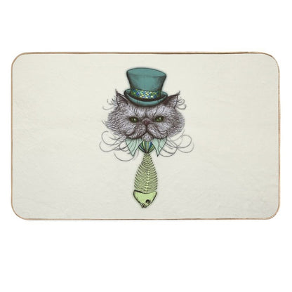 Not Your Average Cat  Versatile Bath Mat