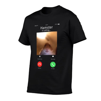 Dank Meme Hamster Staring Front Camera Hamster Calling  Moisture-wicking T-Shirt