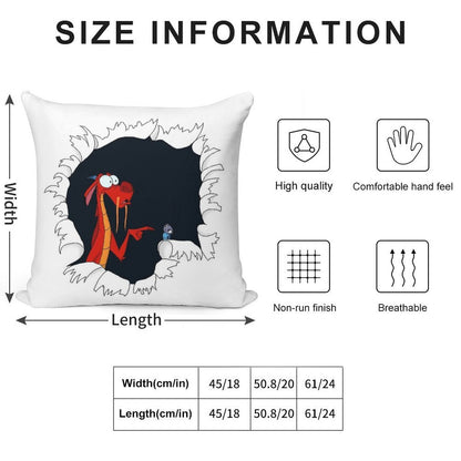 He Did It Soft Anti-Pilling Throw Pillow