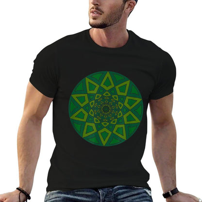 Awesome Abstract Design Trippy Psychedelic Geometric Hippie  Stretchy T-Shirt