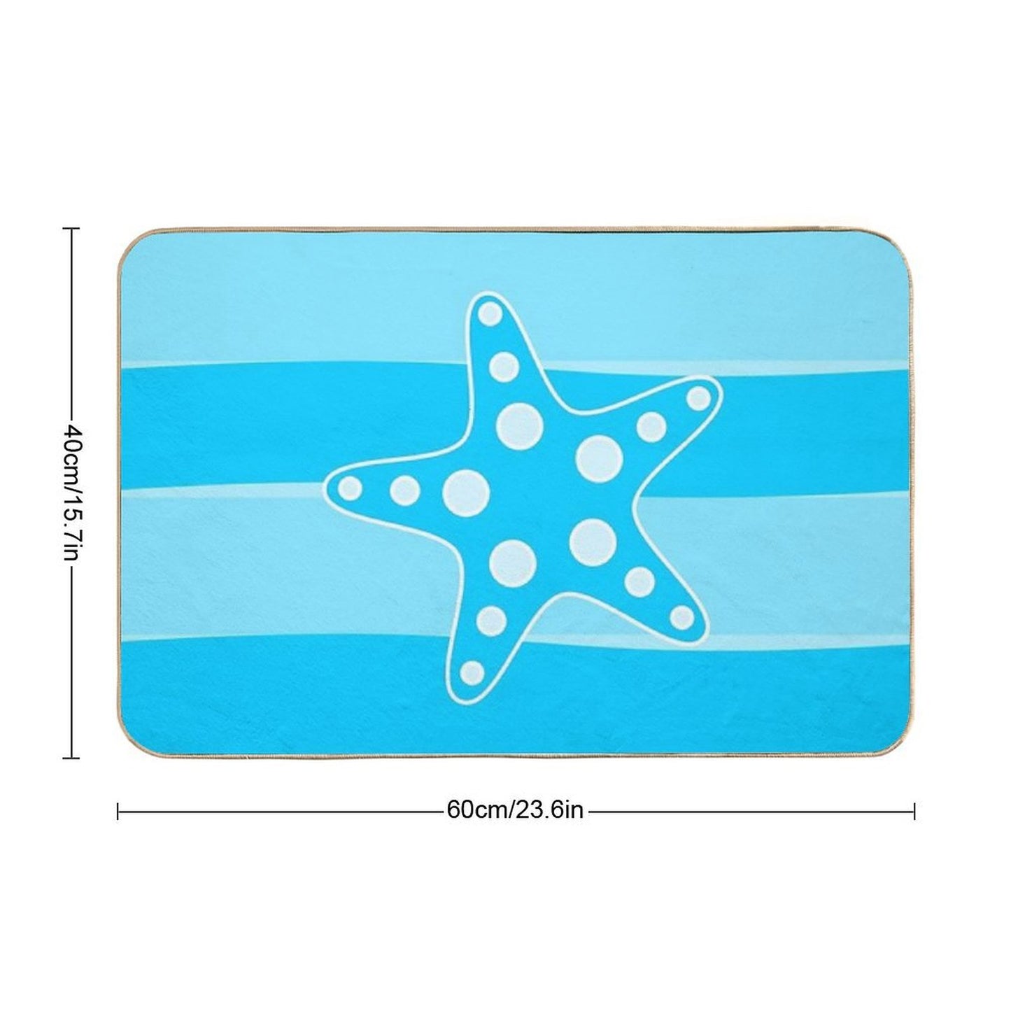 Starfish  Eco-Friendly Bath Mat