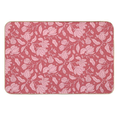 Pink Magnolias In Bloom  Versatile Bath Mat